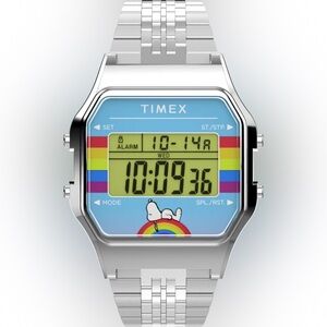 Like New Timex T80 x Peanuts Dream in Color • Snoopy Watch